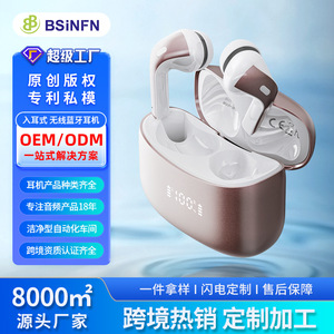 Wireless Earbuds Stereo <b>Bluetooth</b> Type C Charging IPX4 Waterproof Touch Control Sports Headphones - Product Image 2