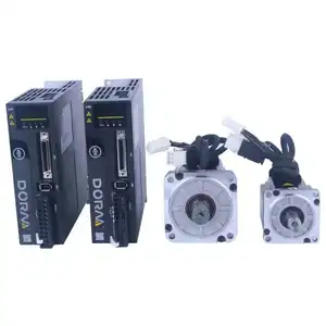 Servomotor AC 220VAC 750W 1KW 3000RPM con controlador y cables para fabricación automática