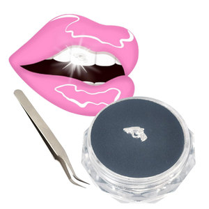 ชุดอุปกรณ์ตกแต่งฟันรูปปืนรีวอลเวอร์เงินแท้ 925 สำหรับมืออาชีพ กล่องวีเนียร์ครอบฟันสำหรับใช้ในบ้าน ตกแต่งงานปาร์ตี้ ZZSU - Product Image 1