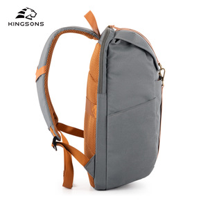Kingsons Men's Laptop <b>Backpack</b> Solid Color <b>With</b> Laptop <b>Compartment</b> For School Education Winter 2025 - Product Image 2