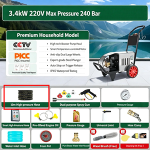 Hidrolavadora Eléctrica <span class=keywords><strong>de</strong></span> Alta Presión Estándar <span class=keywords><strong>de</strong></span> Exportación, Agua Fría, Nueva, <span class=keywords><strong>de</strong></span> Uso Pesado, con Accesorios Completos y <span class=keywords><strong>Certificados</strong></span> <span class=keywords><strong>de</strong></span> Calidad - Product Image 5