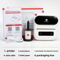 Imprimante d'étiquettes commerciale M220 HD pour autocollants thermiques portables, utilisation au bureau, en stock