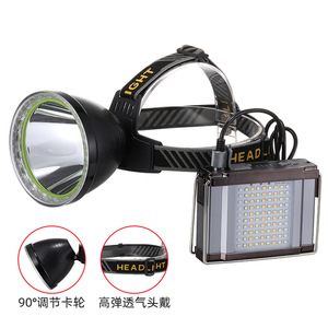 Portable <b>Rechargeable</b> <b>Led</b> Headlamp High Lumen Aluminum Alloy Body Outdoor <b>Work</b> <b>Light</b> With Adjustable Beam And Long Battery Life - Product Image 5
