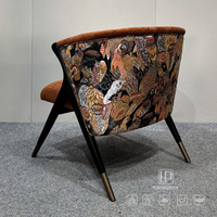 Chaise de salle à manger de luxe en bois doré, style chinois antique et moderne du milieu du siècle, pour hôtels et restaurants haut de gamme