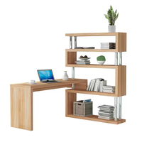 Bureau d'étude réglable pour enfants de haute qualité Bureau de table d'ordinateur avec étagères