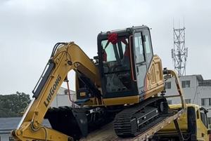 Mini-excavatrice Liugong 9075F avec marteau, ligne 7,5 tonnes, mini-excavatrice hydraulique sur chenilles, pelle rétrocaveuse, garantie d'un an - Product Image 6