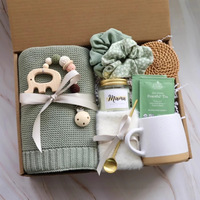 2025 idée Logo personnalisé bienvenue nouveau bébé boîte-cadeau grossesse maman cadeau ensemble avec couverture douce bougies tasse essentiel bébé cadeaux uniques