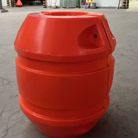 Bouée de dragage marine orange en mousse PE à cellules fermées, taille et couleur personnalisées, flottante pour le dragage