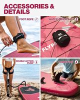 FLYPARK Premium Pink Bloom Hot Sale Surfboard Manufacturer Water Sports Inflatable Stand up Paddle Boards