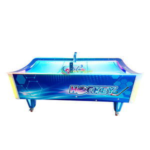 Machine de hockey sur air commerciale personnalisée à 2 joueurs, à monnayeur, surface en métal/fibre de verre/acrylique, 110V/220V, jeu d'arcade sportif pour adultes - Product Image 5