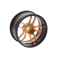 Jantes en alliage d'aluminium OEM 4 pièces pour voiture de course RC 1/10, pièces de mise à niveau pour le drift et le touring, HSP HPI Himoto Kyosho Sakura