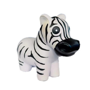 Custom Logo Zebra Shape Stress Ball Anti-Stress Relief Soft PU Foam Toy Promotional Toys