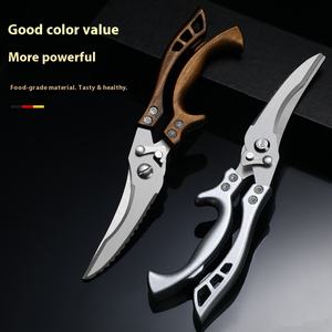 <span class=keywords><strong>Ciseaux</strong></span> de cuisine multifonctionnels en acier inoxydable Cisaille à os de poulet pour poisson Barbecue Cisaille spéciale à rebond pour aliments en plastique pour - Product Image 3