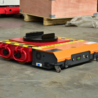 Chariot à palettes électrique antidérapant et chariot à marchandises électrique avec télécommande C7 gratuite pour le déplacement de réservoirs en usine