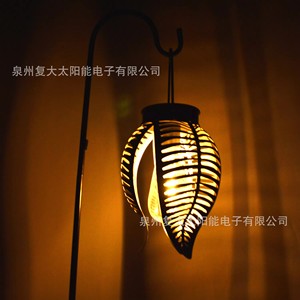 Lampe solaire à LED en métal pour extérieur, décoration de jardin, résistante à l'eau, autoportante, 6V DC, alimentée par énergie solaire mono Si - Product Image 4