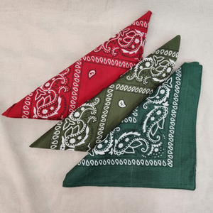 Sciarpa Bandana sportiva fantasia Paisley per l'escursionismo e l'uso di fazzoletti - Product Image 1