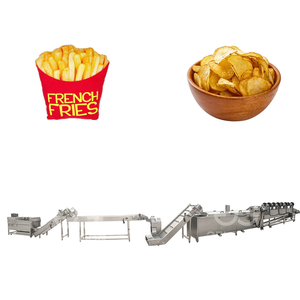 Completamente Automatico di Patate Che Fa Macchine Piantaggine Frites Impianto di Trasformazione di Surgeler Congelati Patatine Fritte Linea di Produzione - Product Image 3
