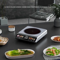 Table de cuisson à induction portable OEM 1800W haute puissance, brûleur unique, économie d'énergie, pour usage en cuisine, cuisinière électrique