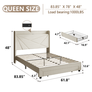 <span class=keywords><strong>Lit</strong></span> <span class=keywords><strong>de</strong></span> luxe moderne européen King Queen Size, meubles <span class=keywords><strong>de</strong></span> chambre à coucher italiens rembourrés et doux, appartements confortables et pratiques pour le rangement - Product Image 6