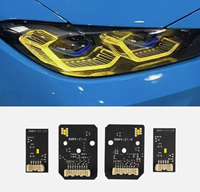 Luces LED de Circulación Diurna Amarillas 63119851047 63119851049, Ojos de Ángel, para BMW G22 LCI G80 G82 2020 en Adelante