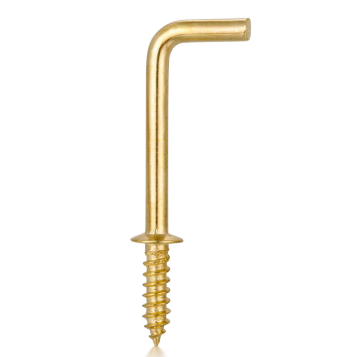 Cheap Copper L Type Self Tapping Screw Hanging Hook Wood Screws