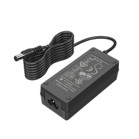 Adaptateur d'alimentation à découpage LED homologué UL 1310 FCC 5V-24V 2.5A-5A pour éclairage LED de bureau, adaptateur secteur AC/DC