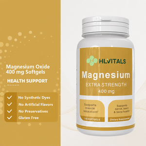 Suplemento de glicinato de magnesio en cápsulas blandas Oem, 400 mg de magnesio para la función nerviosa y muscular - Compre suplemento de magnesio, magnesio G - Product Image 5