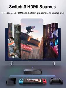 Commutateur HD-MI 4K 3 entrées 1 sortie, Hub Répartiteur HD-MI 4K 30Hz, Transmission Plus Rapide et Plus Stable, Aucun <span class=keywords><strong>avis</strong></span> pour le moment - Product Image 2