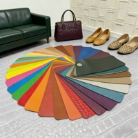Cuir synthétique texturé en microfibre effet suède, enduit d'huile, pour table à manger, intérieur de voiture, revêtement de toit, tissu de rembourrage, cuir PU, PVC pour sacs