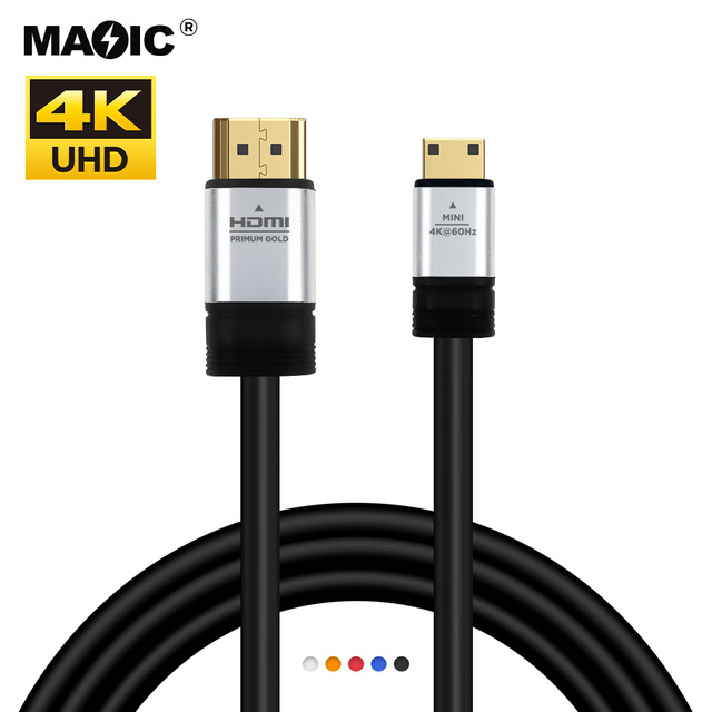 OEM Aluminum Alloy 2.0 Version 4K Mini HDMI to HDMI Cable