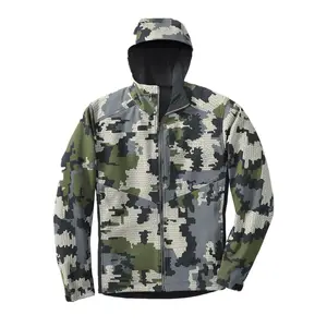 Áo Khoác Softshell Camo Nam Thiết Kế Mới Áo Khoác Softshell 100% Polyester Chất Lượng Cao