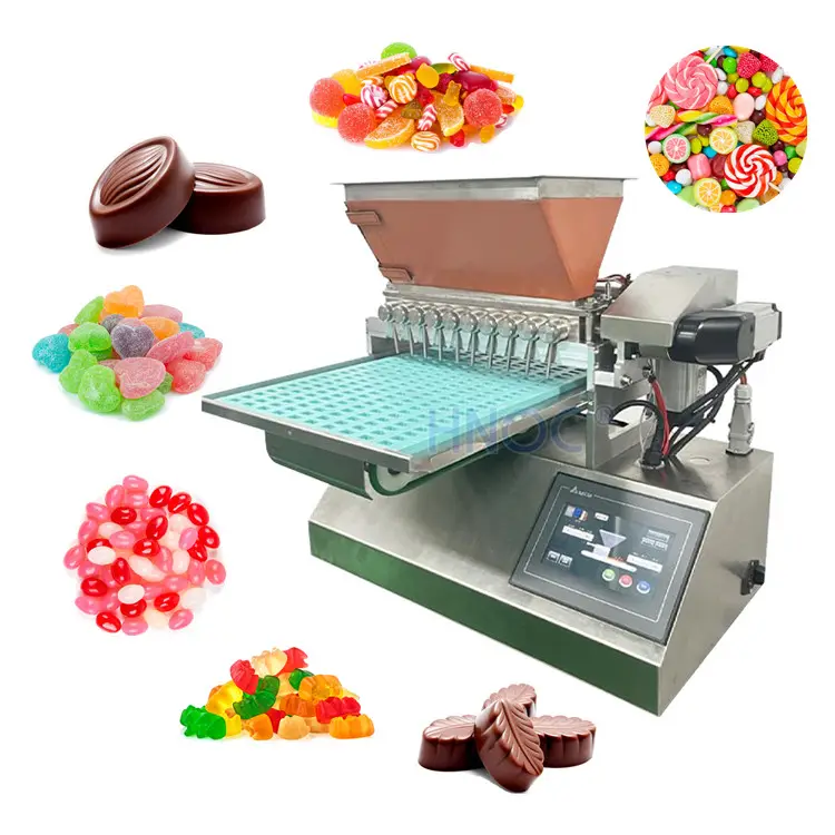 Máquina de gelatina suave cheia automática de alta velocidade, venda quente de pequenos pirulitos de doces