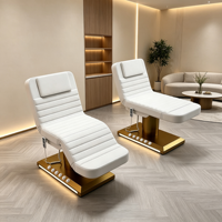 Table de massage pour soins de beauté Salon spa médical de thérapie électrique moderne de haute qualité Salon de cils Lit de thérapie de beauté inclinable