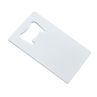 Ouvre-bouteille décapsuleur personnalisable en acier inoxydable écologique imprimé UV, format carte de crédit, pour événements promotionnels – Nouveauté
