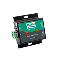 Convertisseur Ethernet série industriel ZQWL RS485 Modèle EthRS-M1, pont Modbus RTU/TCP, alimentation CC 5-30V, surveillance à distance via Cloud