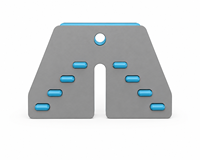 Échelle gonflable en PVC DWF, stable, pliable et portable pour diverses piscines, personnalisable