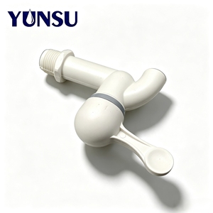 ก๊อกน้ำพลาสติกติดผนัง DN15 สีขาวแบบยาว, ตลับเซรามิกเคลือบผิวทนทานต่อการสึกหรอเป็นพิเศษ, ก๊อกน้ำแบบเปลี่ยนวงจรได้ 50000 รอบ - Product Image 4