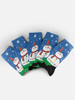 Chaussettes de Noël unisexe à sublimation numérique 360°, motif bonhomme de neige et canne à sucre, pour fêtes de fin d'année, nouveauté, en stock