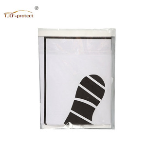 <span class=keywords><strong>Plastique</strong></span> <span class=keywords><strong>Jetable</strong></span> Couverture de <span class=keywords><strong>Volant</strong></span> pour Auto Voiture entretien kit 5 en 1 ensemble propre - Product Image 3