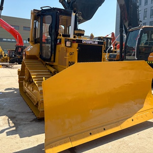 รถดันดินตีนตะขาบ Caterpillar D6M สีเหลือง รถบูลโดเซอร์สำหรับงานก่อสร้าง เครื่องยนต์ Cummins กำลัง 315 กิโลวัตต์ ความจุดันดิน 8.6 เมตร สำหรับไซต์ก่อสร้าง - Product Image 1