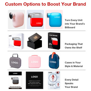 Q9556 Produits Tendance 2025 Meilleur Prix Pistolet de <span class=keywords><strong>Massage</strong></span> Livraison Rapide Thérapie Lumineuse LED Corps 4 Vitesses Têtes Interchangeables Sans Balais - Product Image 6