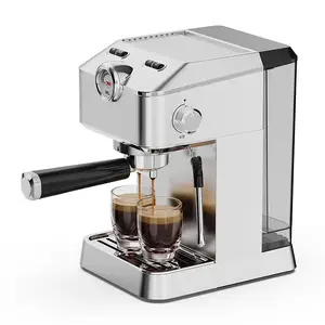 Akıllı kahve makineleri w/termo blok ısıtma sistemi hızlı ısıtma Espresso kahve makinesi 15 barlar Latte & Cappuccino kahve makinesi