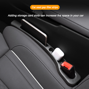 Relyus Universale in Poliuretano per Sedili Auto, Guarnizione Antiscivolo per Fessure Laterali con Vano Portaoggetti, Accessori per Interni Auto - Product Image 4