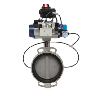 高温メディアパウダー搬送用新エネルギーリチウム電池空気圧膨張バタフライバルブ - Product Image 1