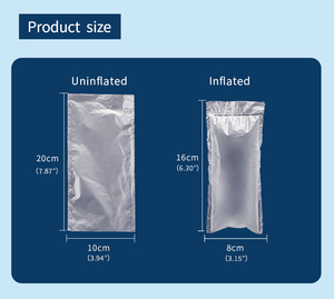 แผ่นกันกระแทกพลาสติกกันกระแทกแบบม้วนฟิล์มเติมลมเป็นโมฆะถุงกันกระแทกอากาศหมอน - Product Image 5