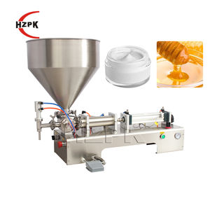 HZPK半自动灌装机单头霜洗发膏灌装机液瓶溶液灌装机制造 - Product Image 1