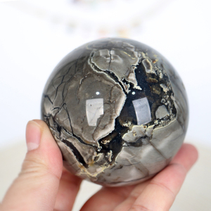 Wholesale Feng Shui Style Spirit <b>Crystal</b> <b>Ball</b> Polished Raw Stone Flame Agate Sphere for Home Decoration and Healing - Product Image 1