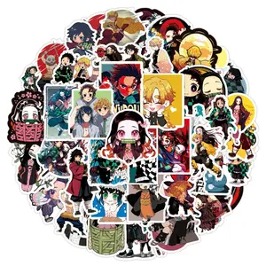 모조리 나루토 스티커 스케이트 보드-50PCS 많은 종류의 일본 만화 만화 스티커 소년 어린이 멋진 종이 장식 가정용 스케이트 보드 수하물 노트북 애니메이션