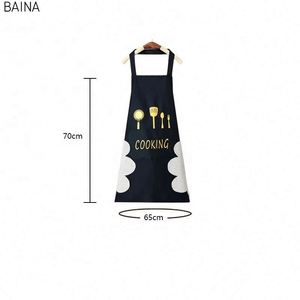 Tablier universel sans manches pour hommes et femmes, imperméable et résistant à l'huile, pour la cuisine, le travail, la maison, la cuisson et le nettoyage - Product Image 2