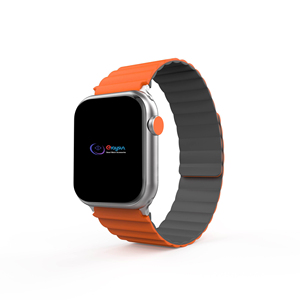 Eraysun-Bracelet de montre en silicone magnétique, deux couleurs ultra 2, 42/44/45/49mm, <span class=keywords><strong>pour</strong></span> <span class=keywords><strong>Apple</strong></span> I <span class=keywords><strong>Watch</strong></span> 7 8 9, bracelet en caoutchouc <span class=keywords><strong>pour</strong></span> femmes - Product Image 5